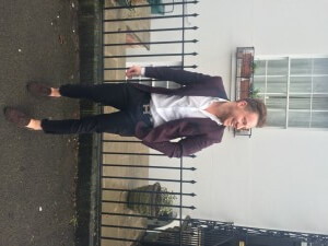 Guide London Jacket, Zara Black Jeans, Hermes Belt, Versace Shirt & Dune Loafers