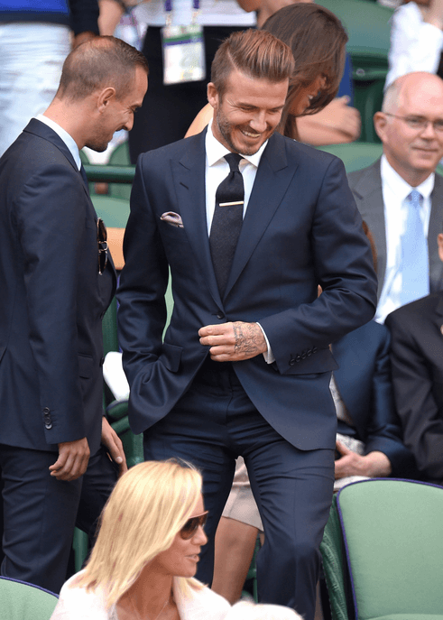 David Beckham at Wimbledon